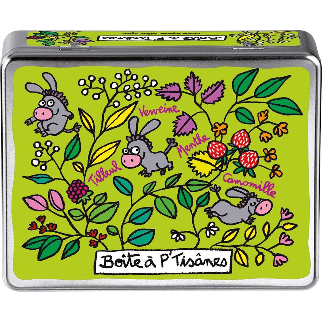 Boîte à Tisane "P'TISANES" - Visuel 0