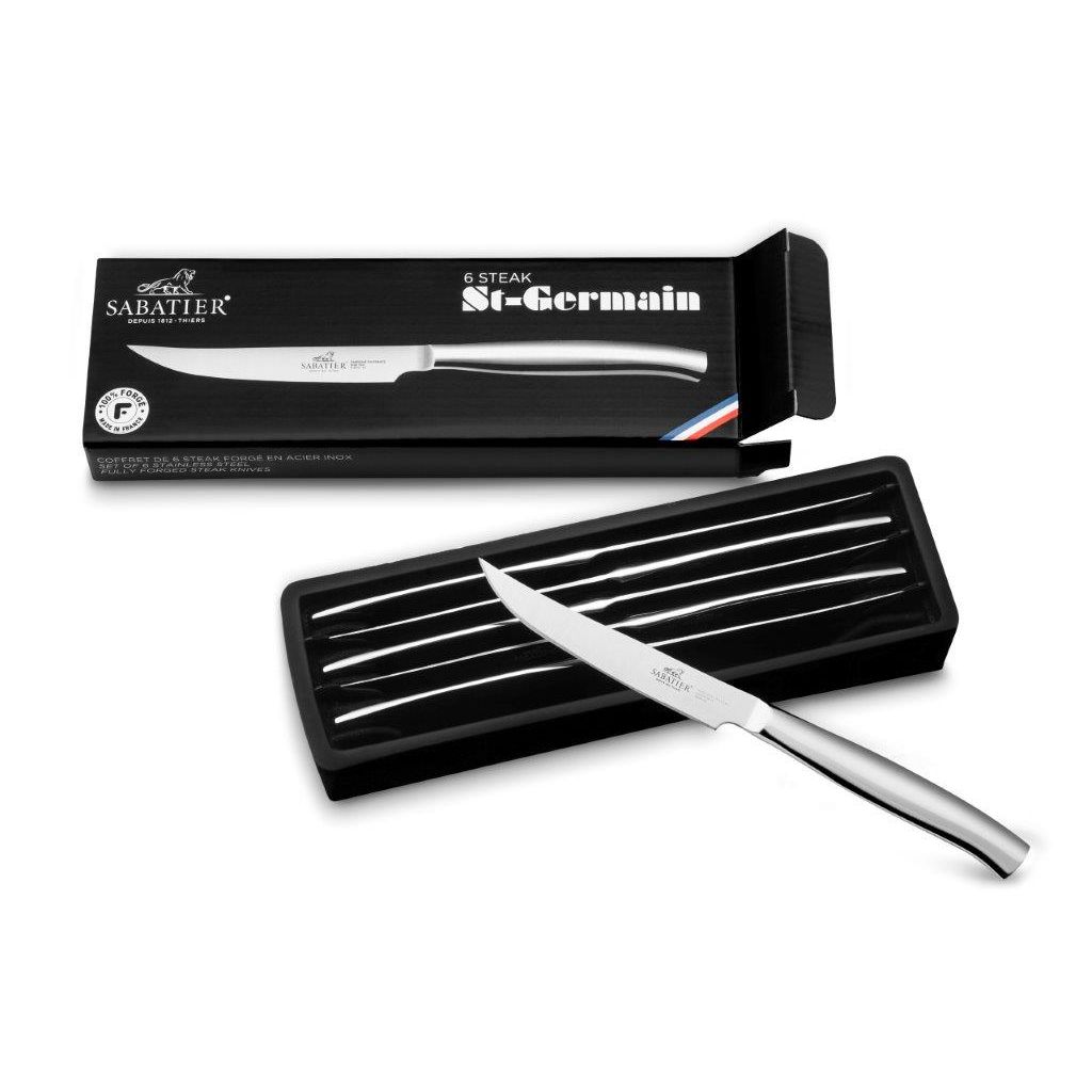 Coffret 6 couteaux à steak Saint-Germain lame lisse - Visuel 0