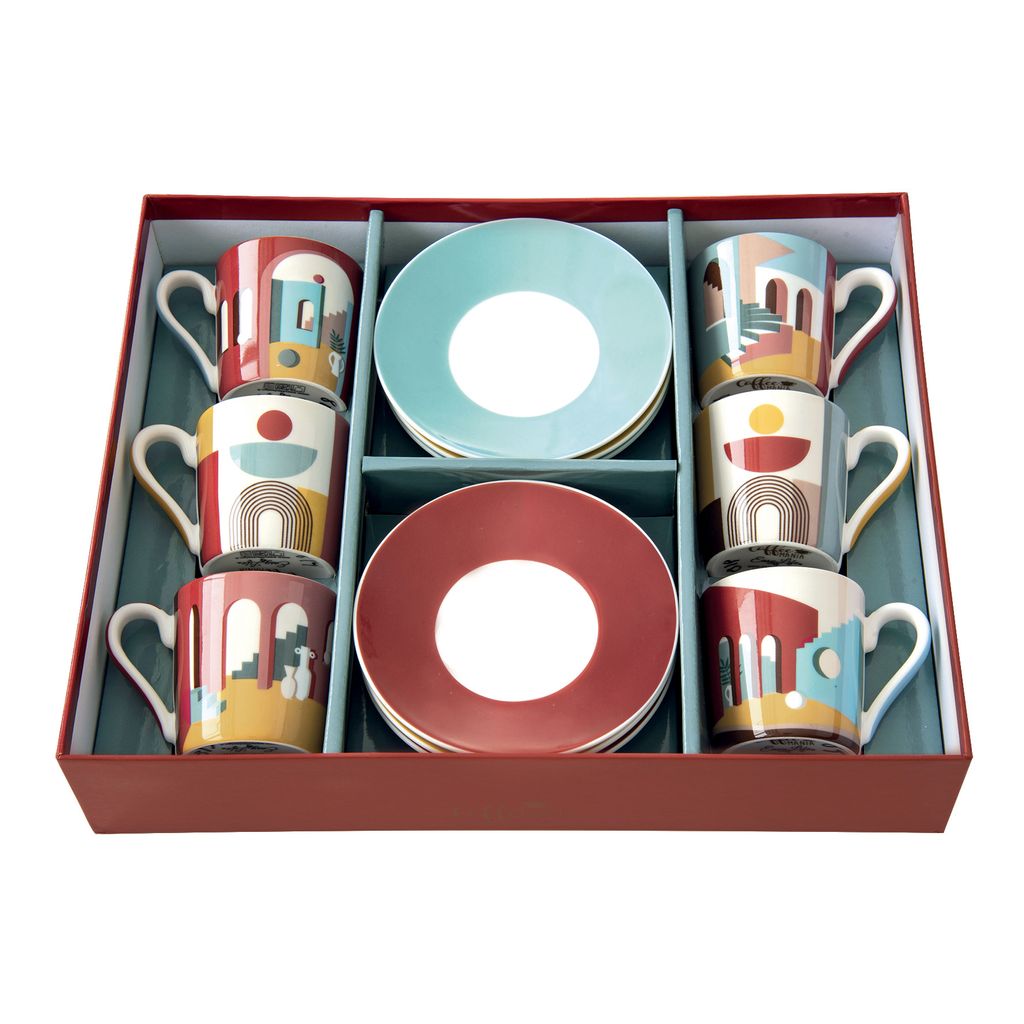 Coffret 6 Tasses à Café Illusion 10 Cl Easy Life Ambiance And Styles 