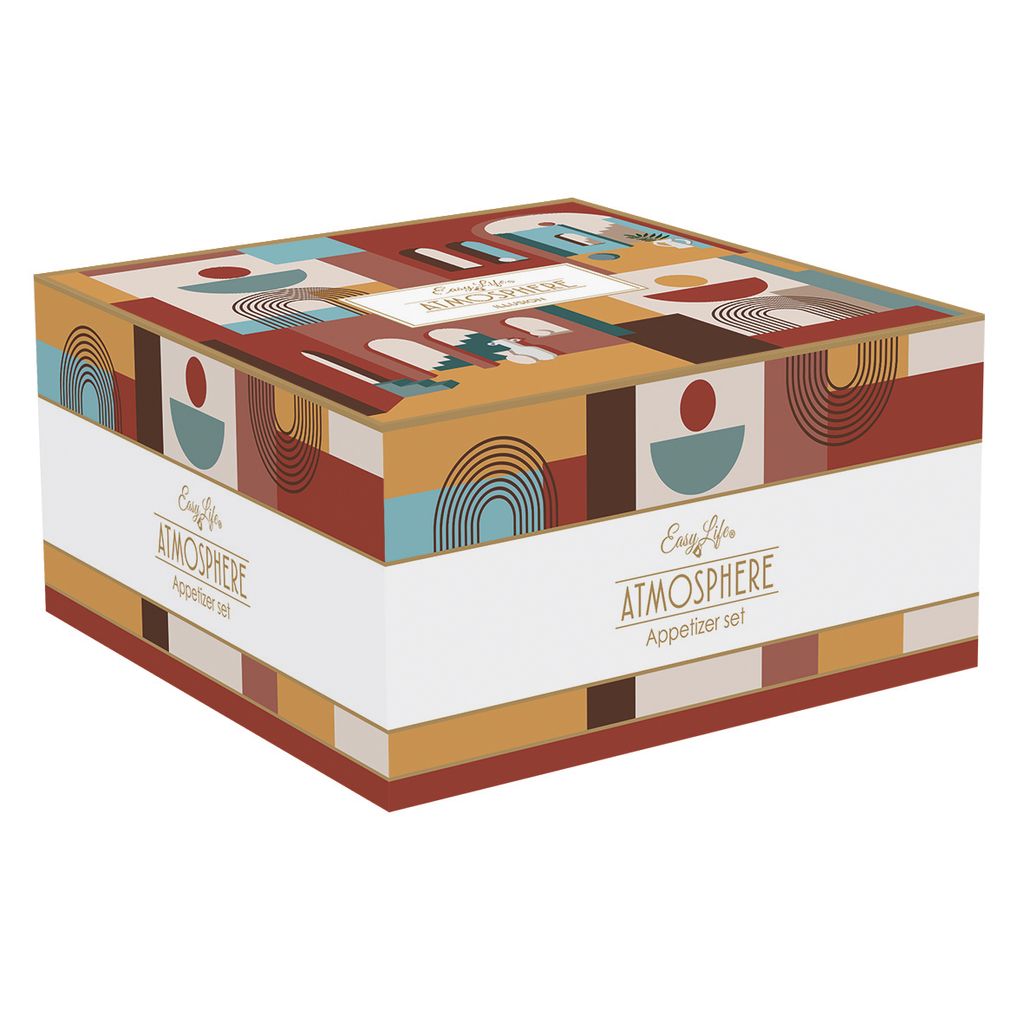 Set de 3 bols et plat illusion - Visuel 1