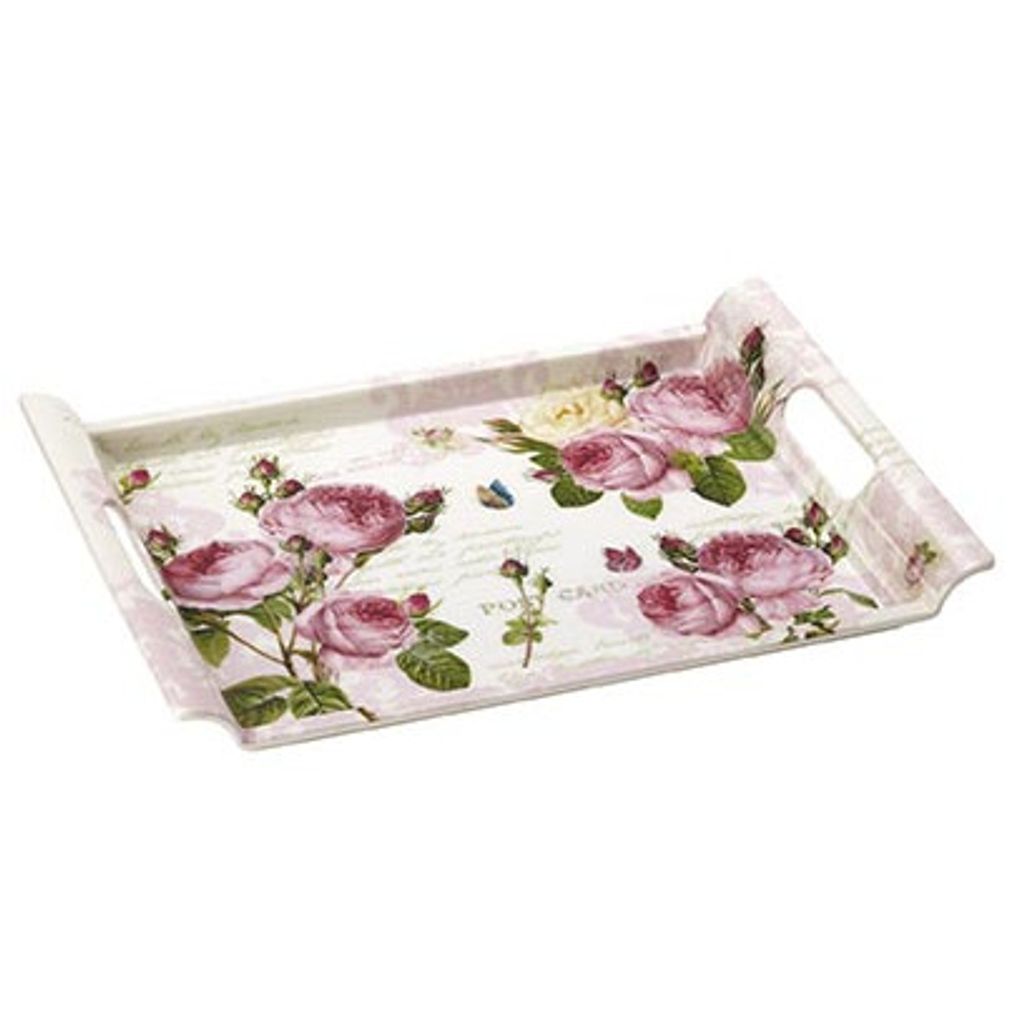 Plateau ROSES ROMANTIQUES - Visuel 1