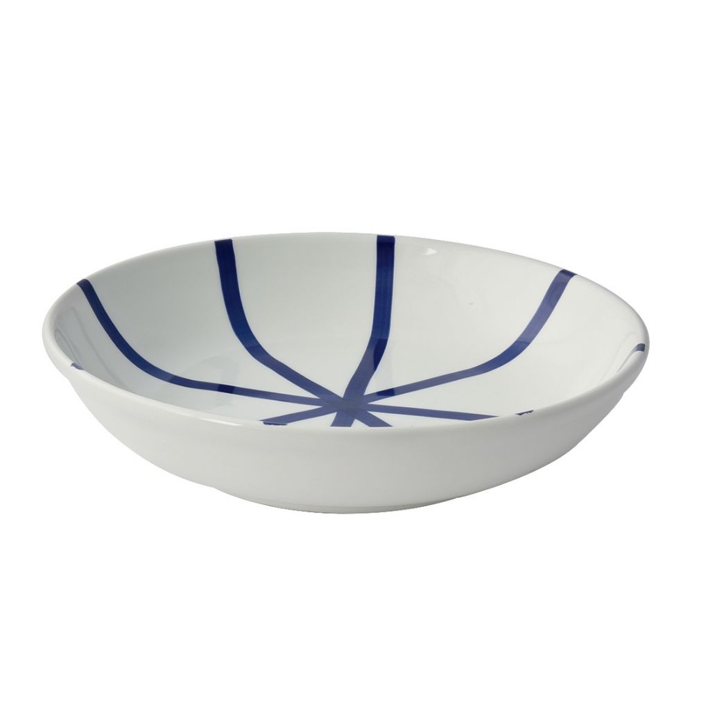 Saladier bas dolce vita bleu 30 cm - Visuel 0