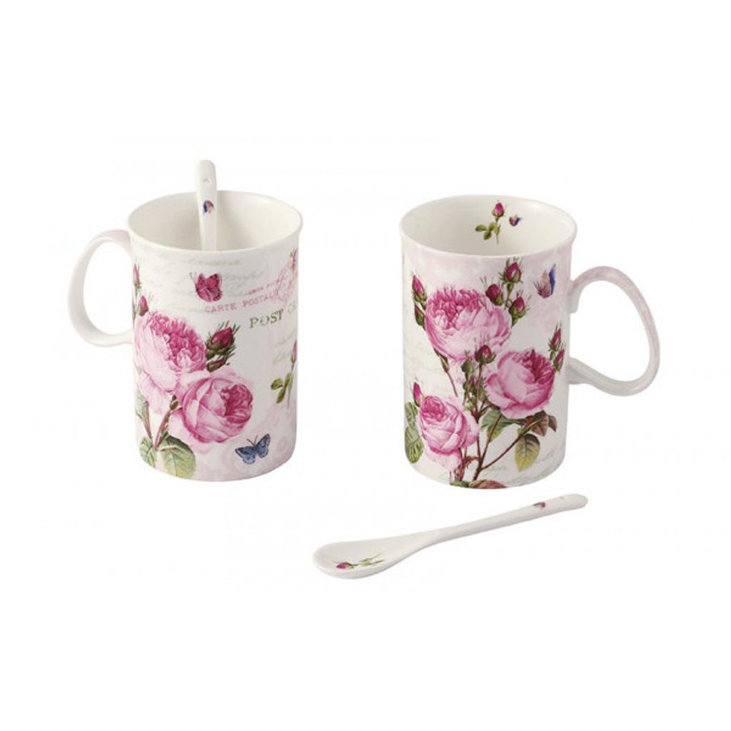 Easy Life Mug Porcelaine Paris Noir & Blanc 35 Cl – Tasse Cadeau Coffret Élégant Motif Capitale
