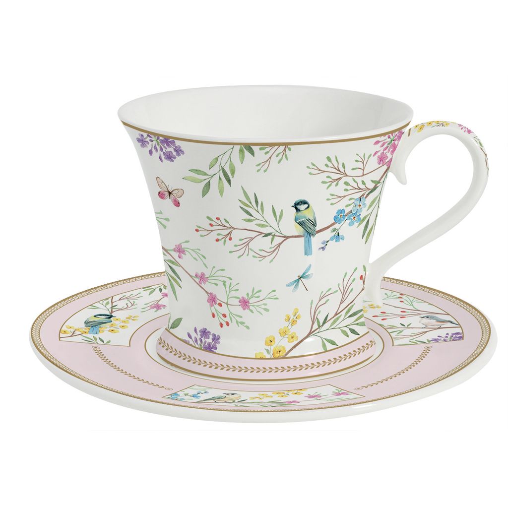 Coffret déjeuner avec soucoupe BIRDS MELODY - Visuel 1
