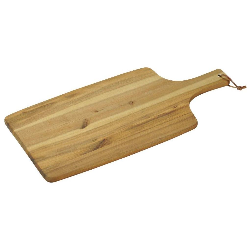 Planche de service acacia avec poignée 55 x 25 cm - Visuel 0