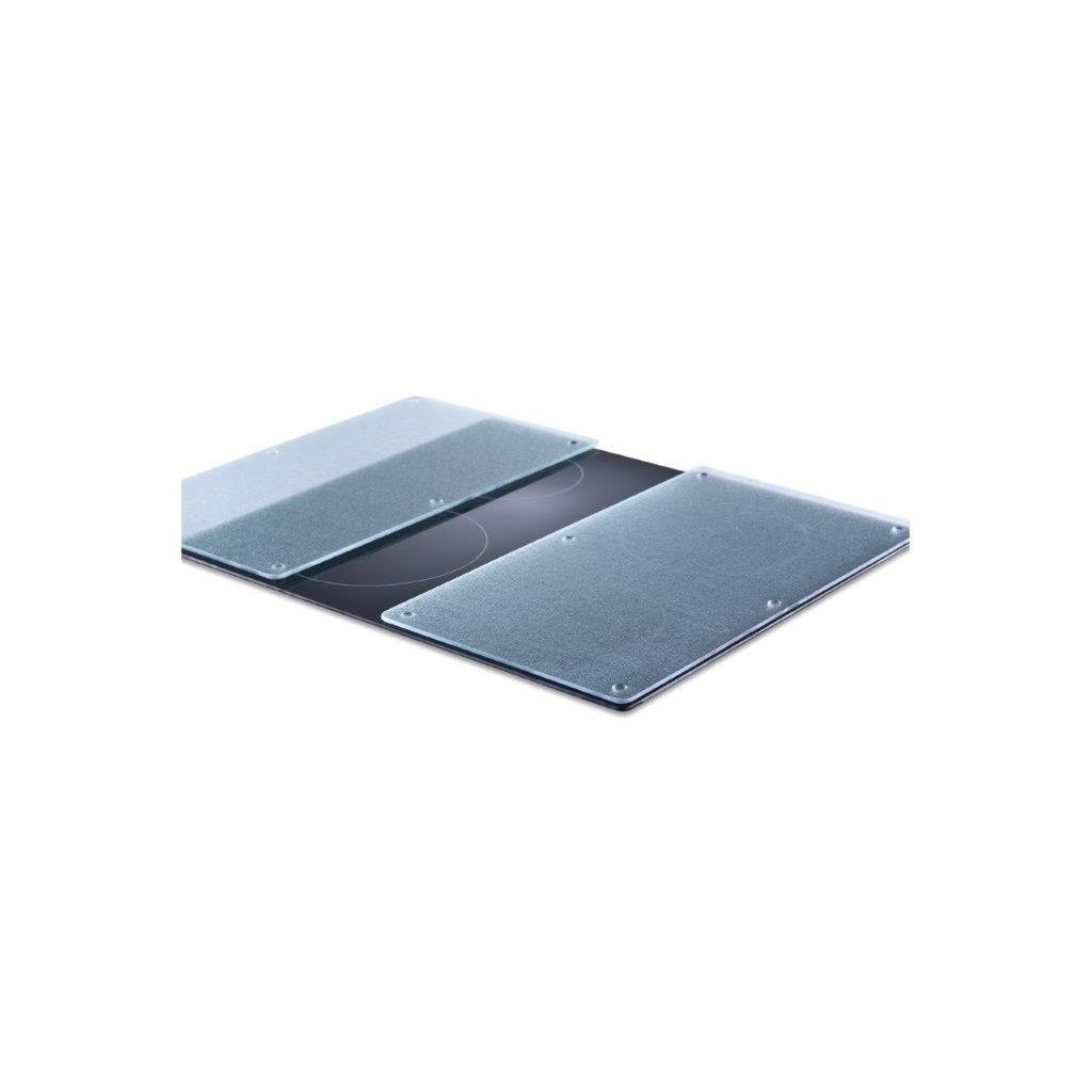 Lot de 2 Protèges plaque de cuisson en verre - Visuel 0