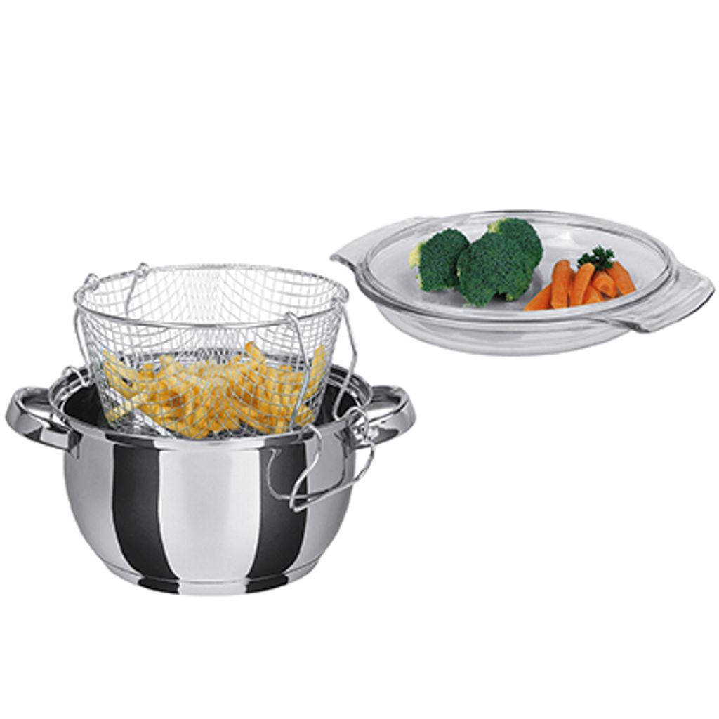 Friteuse manuelle 22 cm - Visuel 0