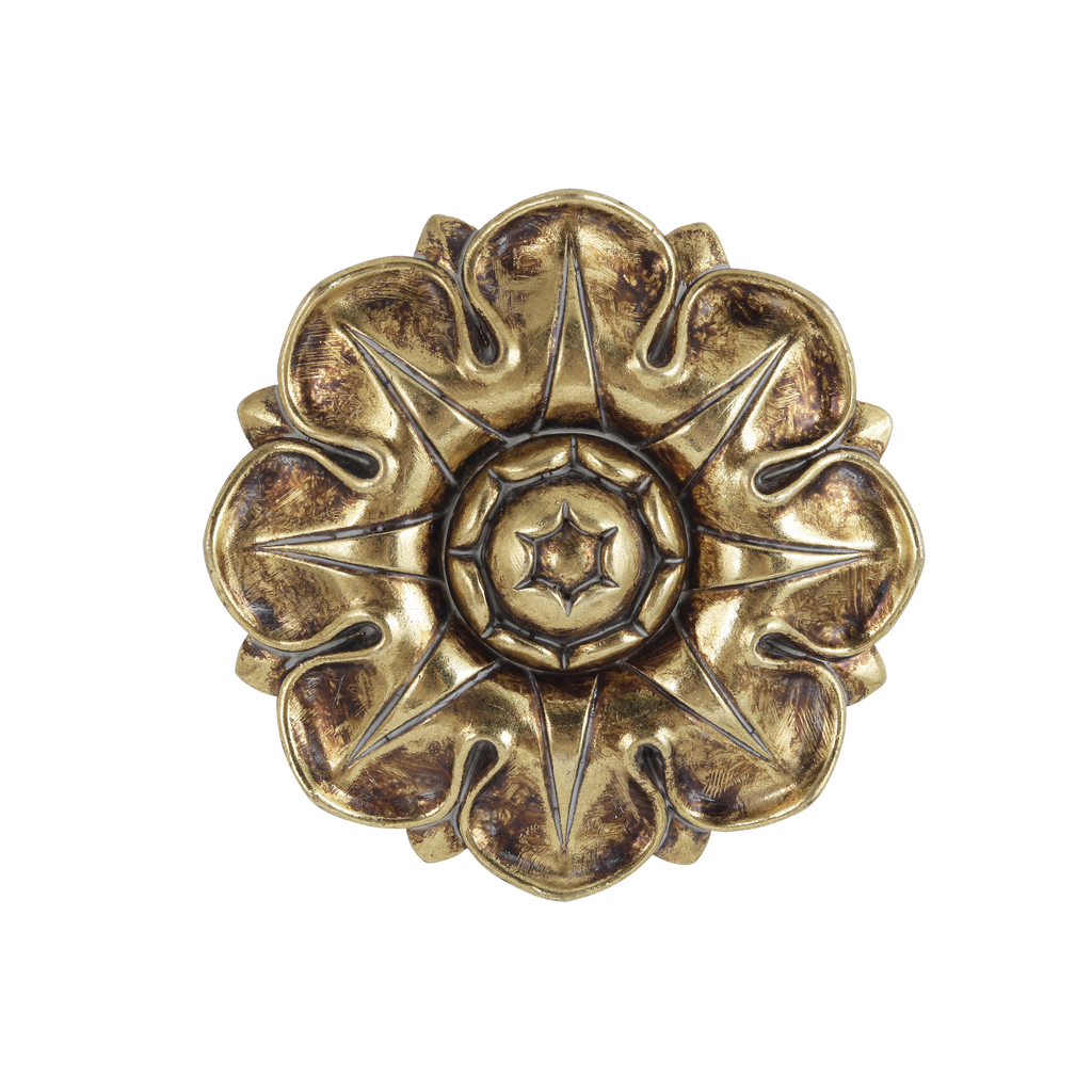 Décoratin murale fleur doré - Visuel 0