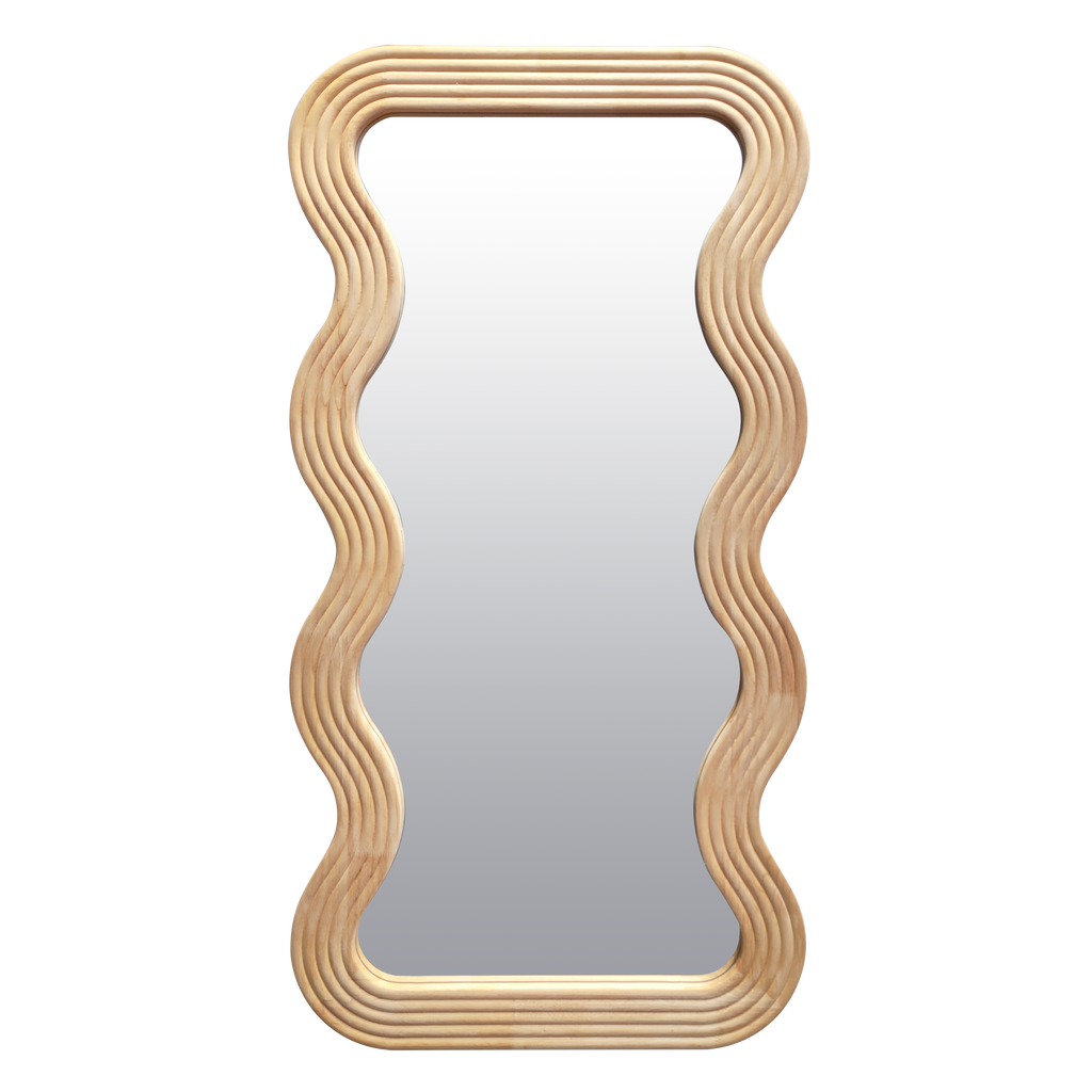 Miroir Vagues bois - Visuel 0