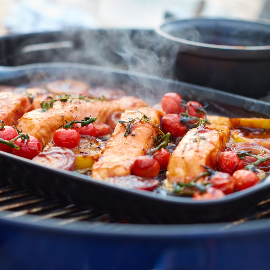 Plancha céramique barbecue Fusain 39 x 31 cm - Visuel 5