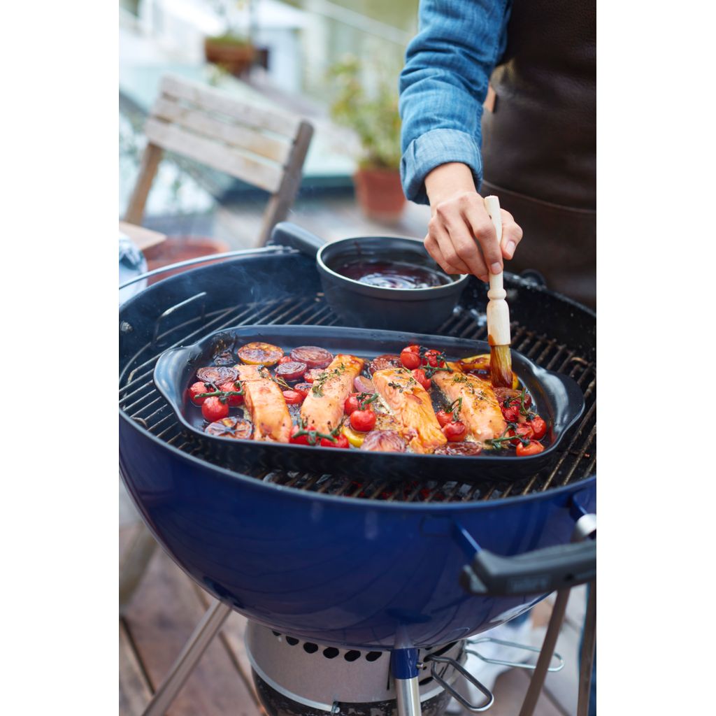 Plancha céramique barbecue Fusain 39 x 31 cm - Visuel 6