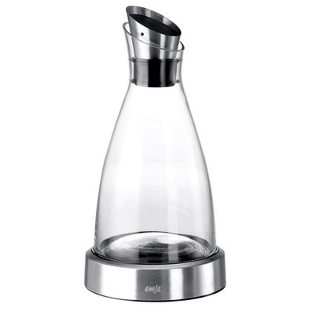 Carafe fraîcheur  Flow verre et inox 1 L - Visuel 0