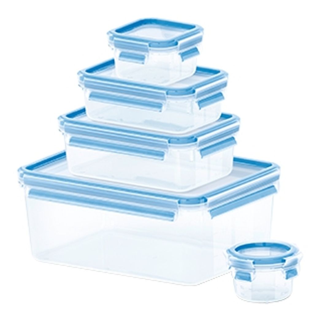 Boite de conservation Clip & Close 3D - set de 5 pièces - Visuel 0