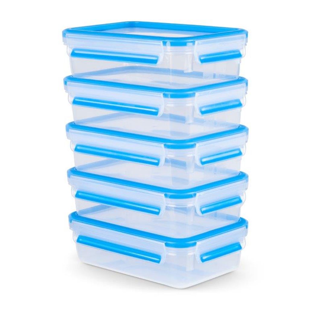 Boite de conservation Clip & Close 3D 0,8L x 5 - Visuel 0