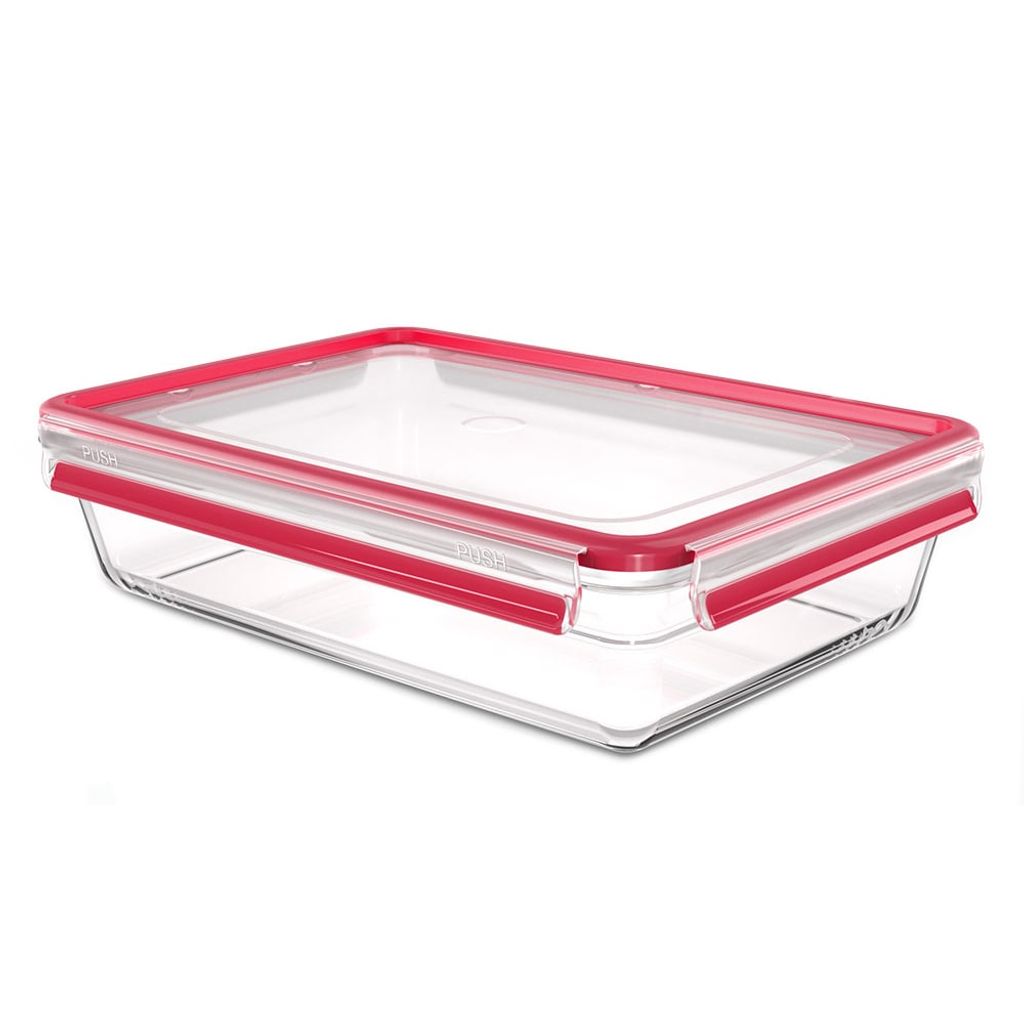 Boîte Clip&Close verre rectangle 3 L - Visuel 0