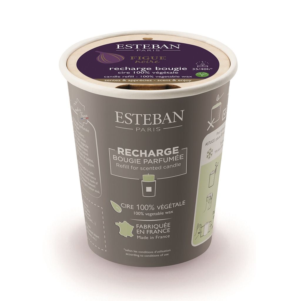 Recharge bougie parfumée 180g Figue Noire - Visuel 0
