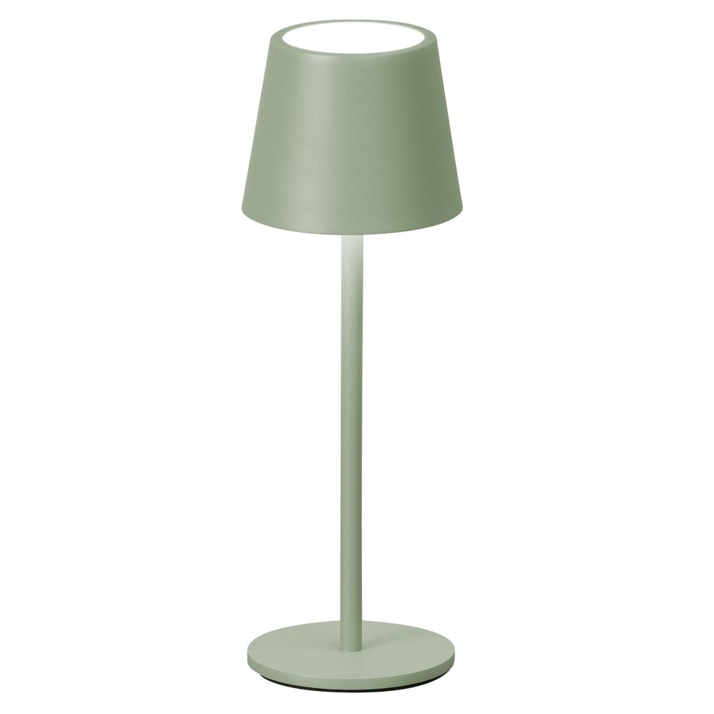 Lampe de table Roxi vert sauge - Visuel 1