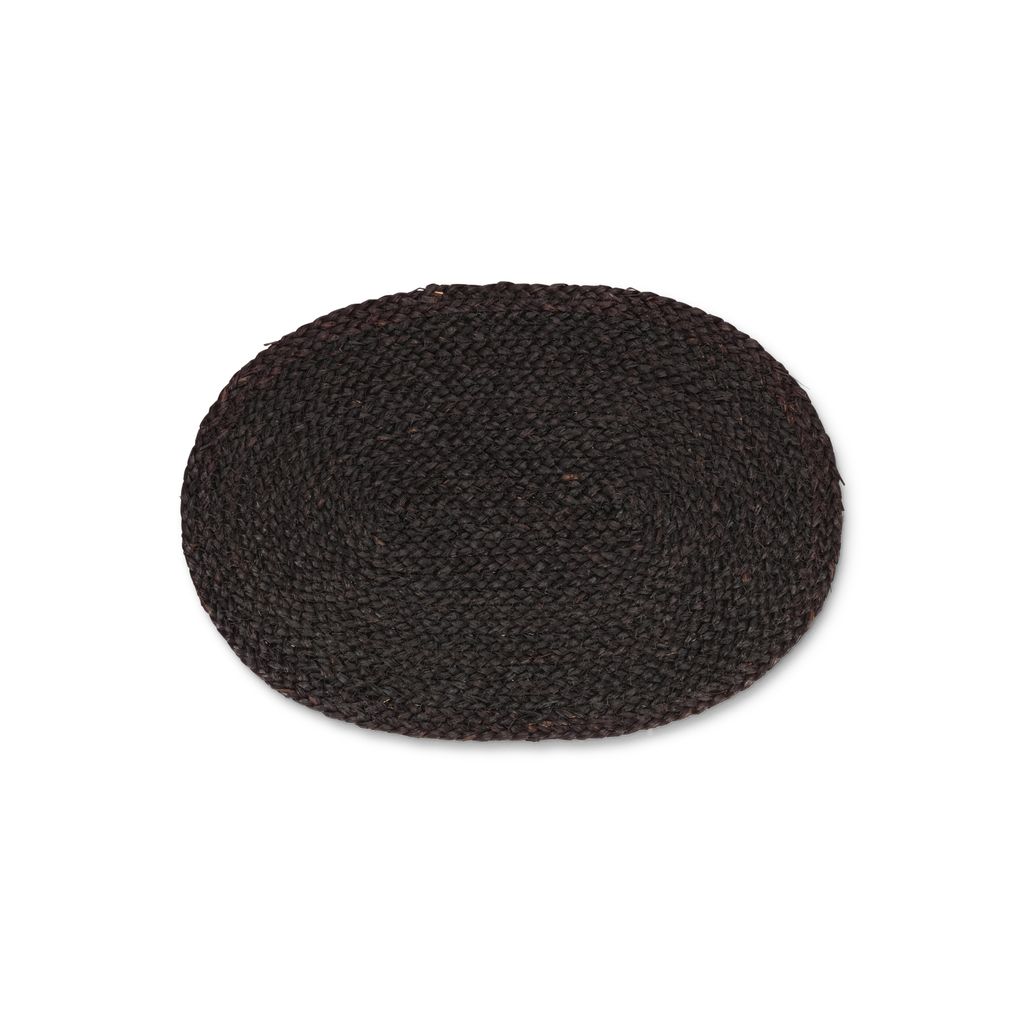 Set de table oval noir - Visuel 1