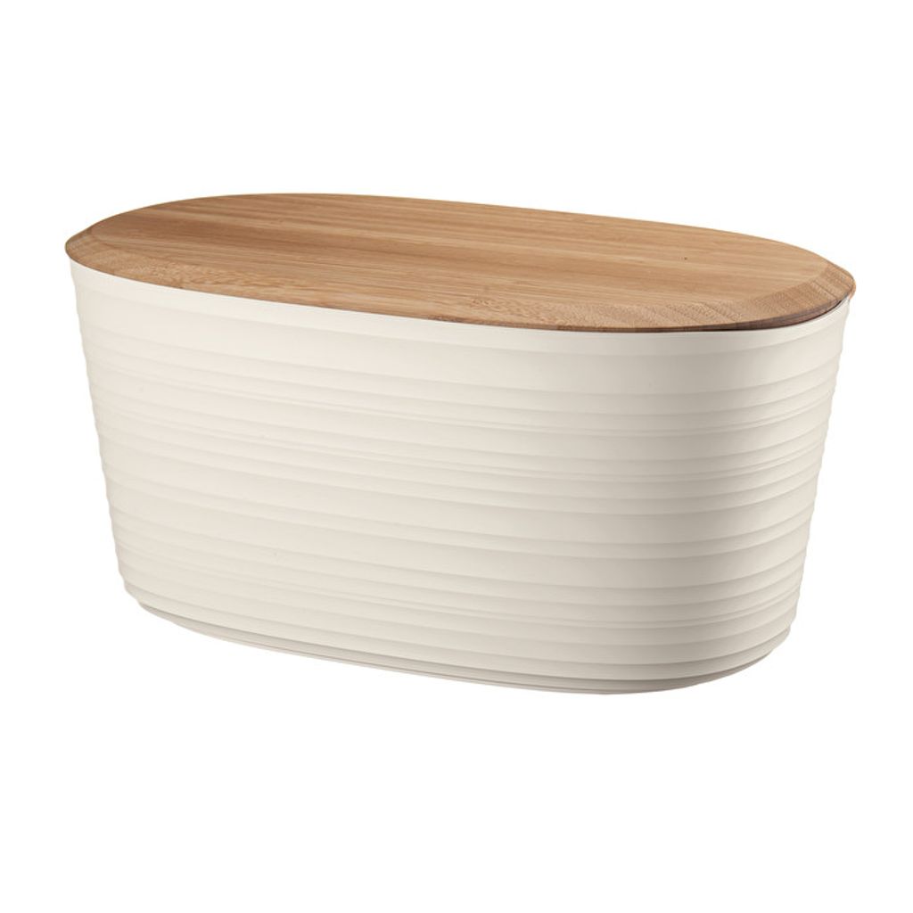 Boîte à pain Tierra + couvercle crème PM - Visuel 0