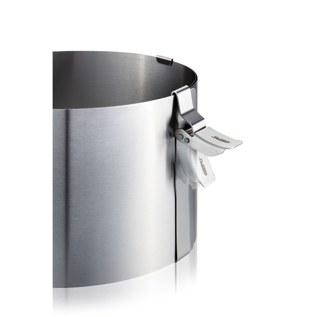 Cercle à gâteau Tondo clip h.10 cm en inox - Visuel 3