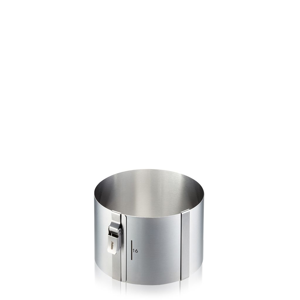 Cercle à gâteau Tondo clip h.10 cm en inox - Visuel 4