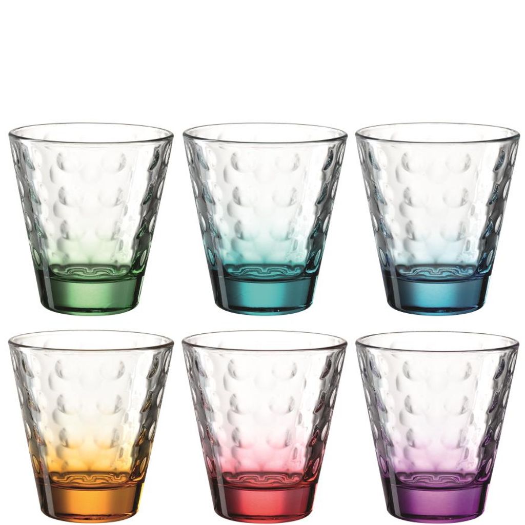 Lot de 6 Verres bas Peps multicolore - Visuel 0