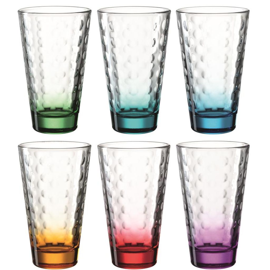 Lot de 6 Verres haut Peps multicolore - Visuel 0