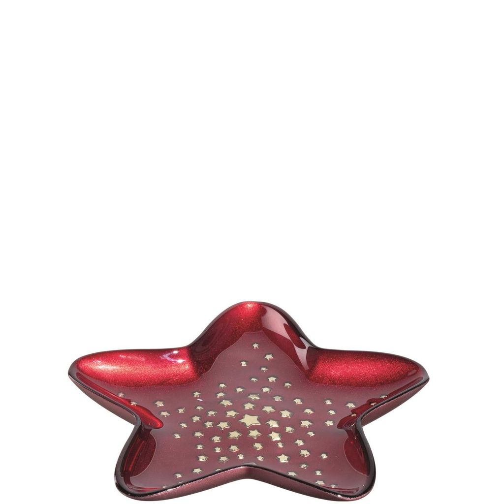 Coupelle étoile rouge 23 cm