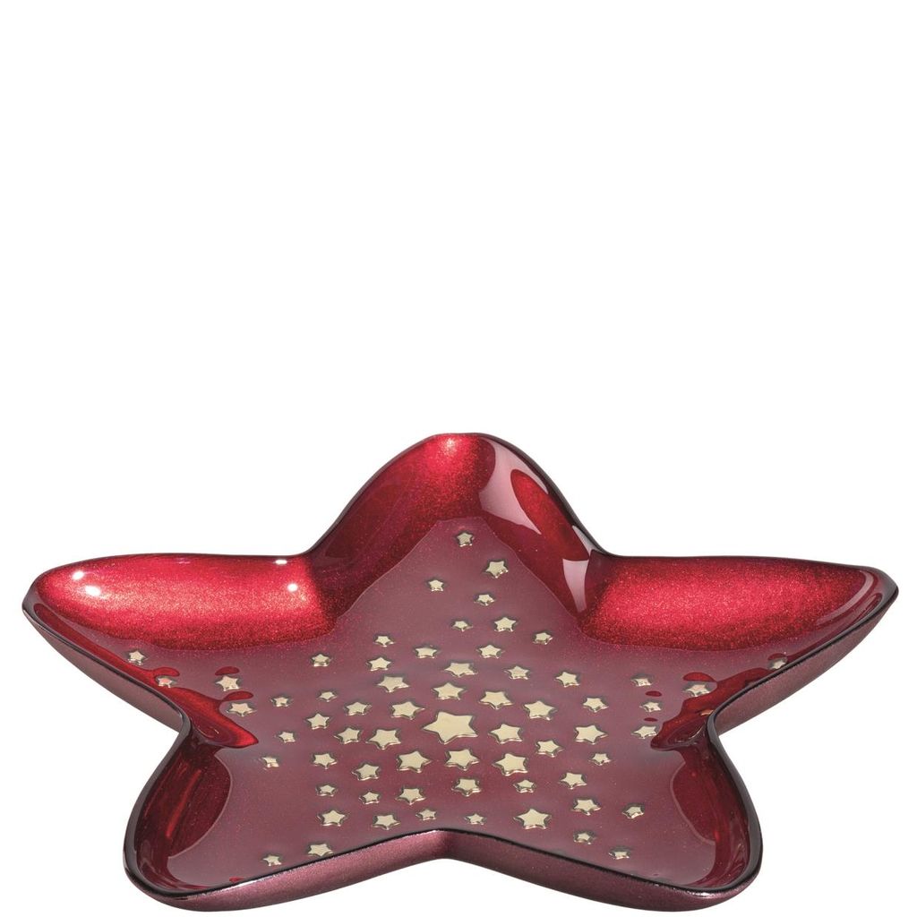 Coupelle étoile rouge 31 cm