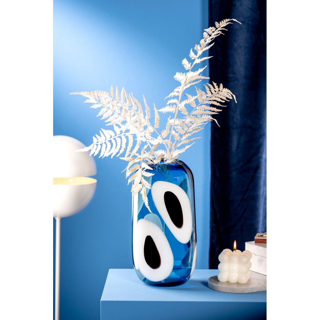 Vase Orchi 33 CM BLU LEONARDO - Visuel 1