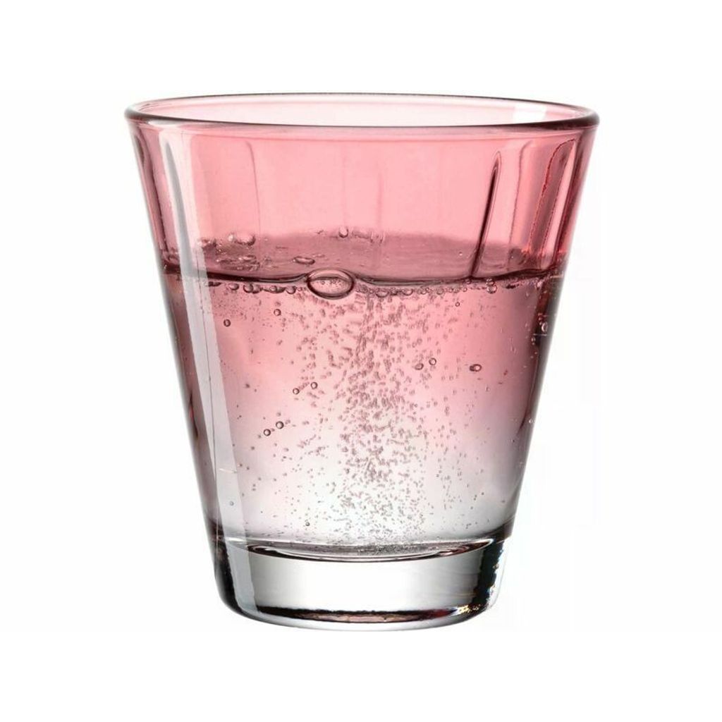Lot De 4 Verres Twist Leonardo Home - 300 Ml - Design Conique Torsadé - Bleu - Pour Eau, Jus - Lavable Au Lave-vaisselle - Usage Quotidien