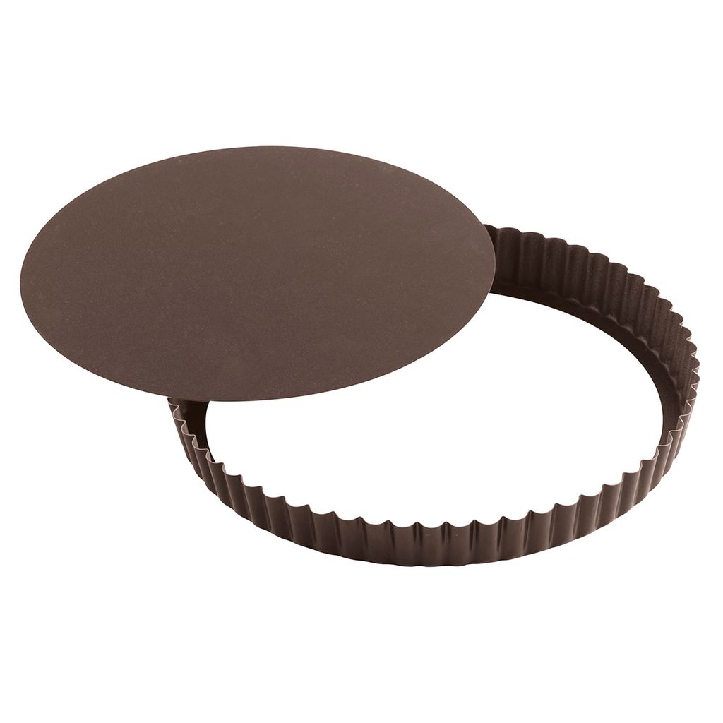 Moule à tarte rond fond amovible 24 cm - Visuel 0