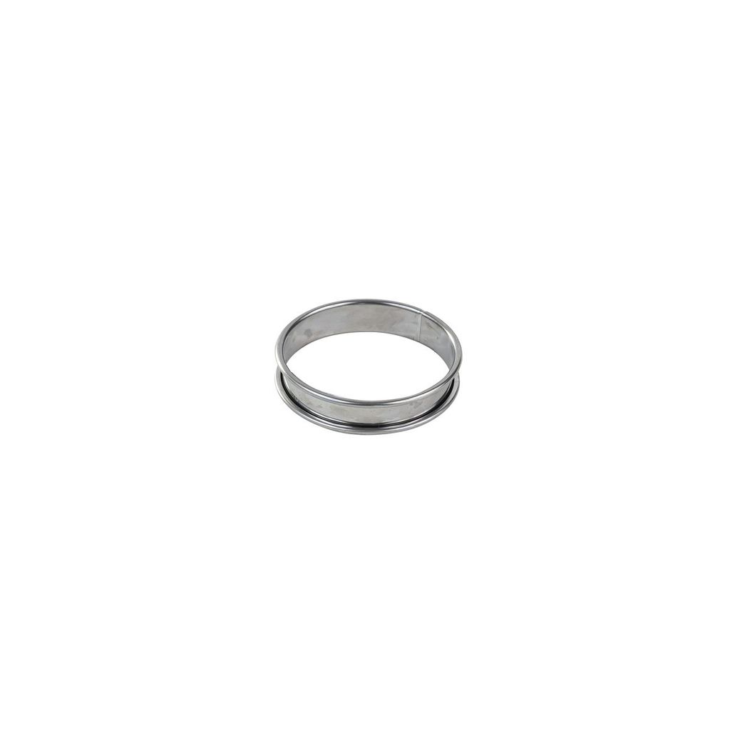 Cercle à tarte inox à bords roulés 9 cm - Visuel 0