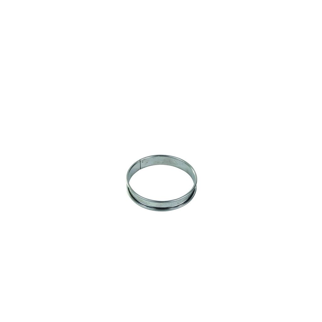 Cercle à tarte inox à bords roulés 10 cm - Visuel 0