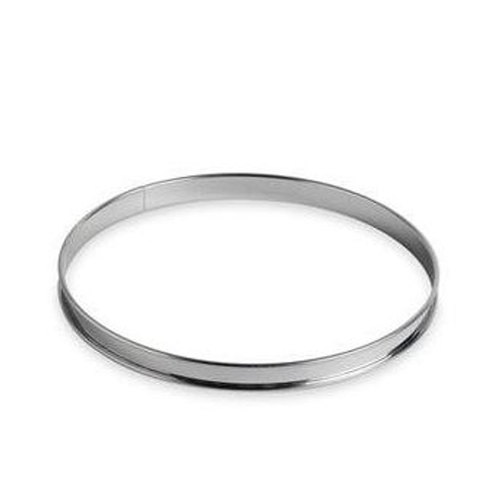 Cercle à tarte inox D.24 cm H. 2 cm - Visuel 0