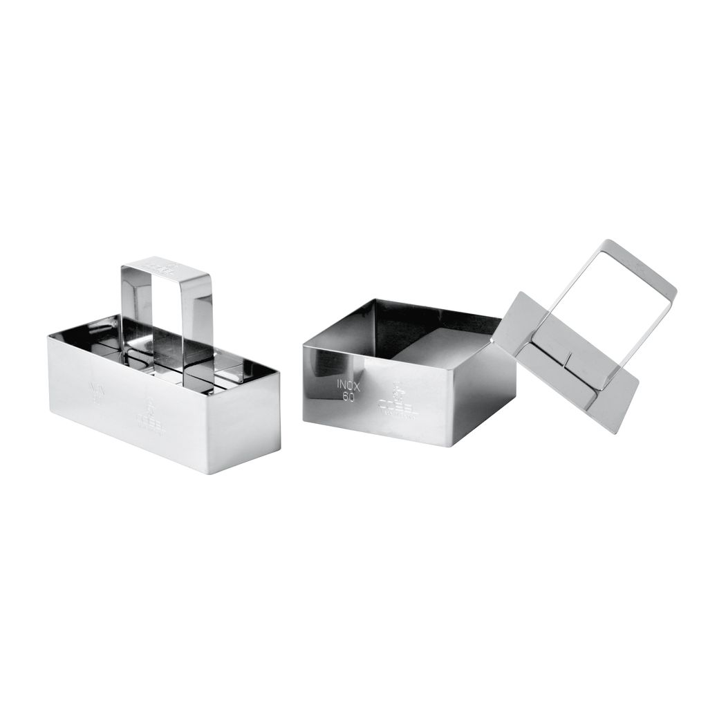 Découpoir carré + poussoir inox - Visuel 0