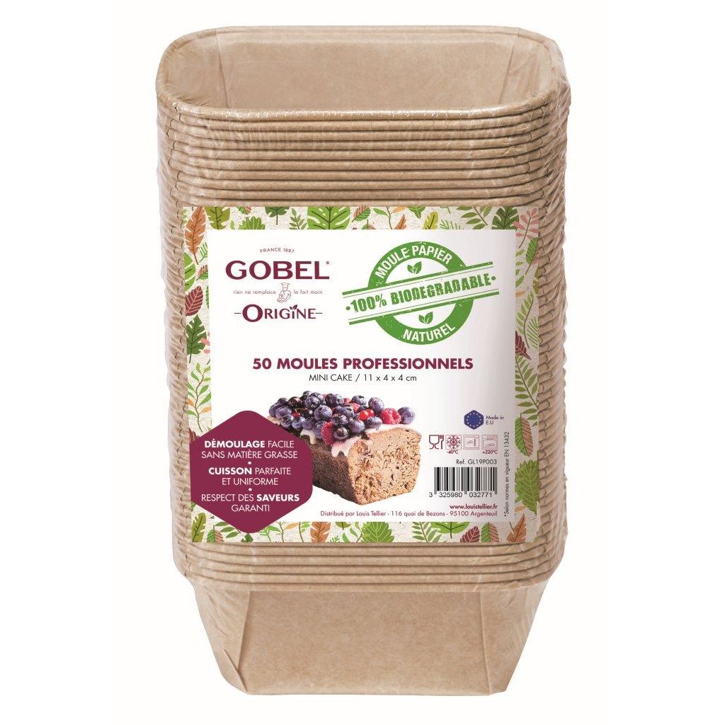 Lot de 50 moules à mini cake jetables - Visuel 0