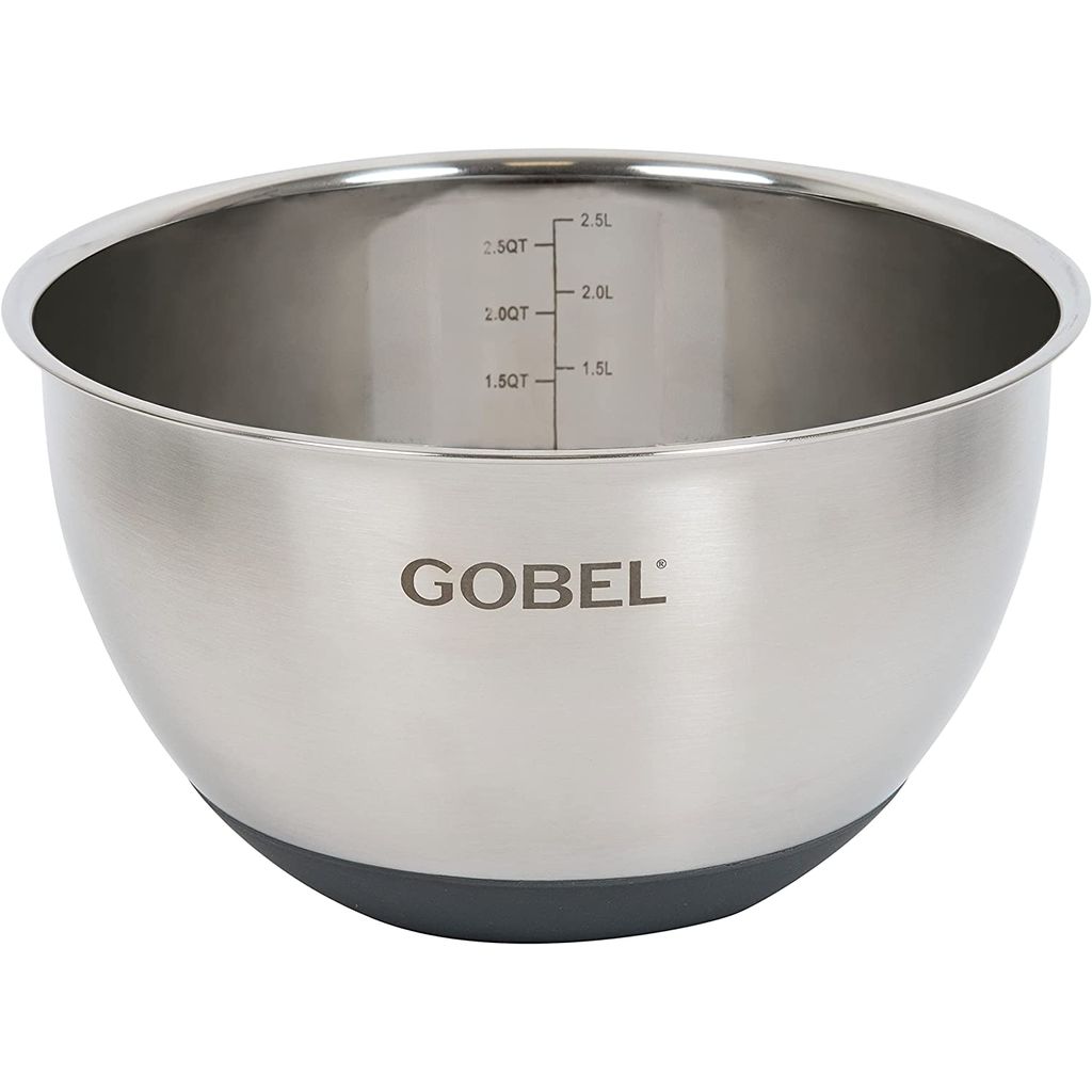 Bol inox fond silicone 20 cm - Visuel 0