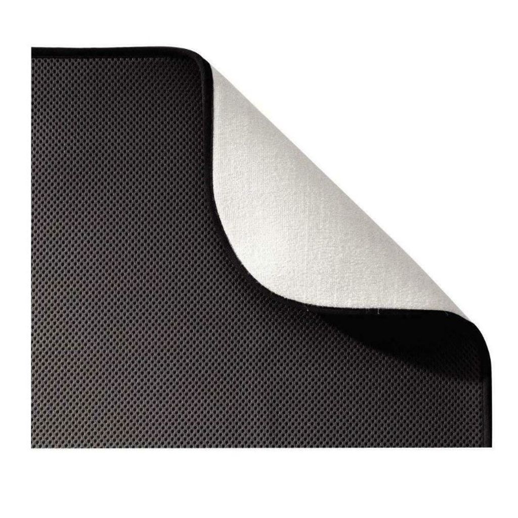 Tapis de séchage blanc/noir 45 x 23 cm - Visuel 1