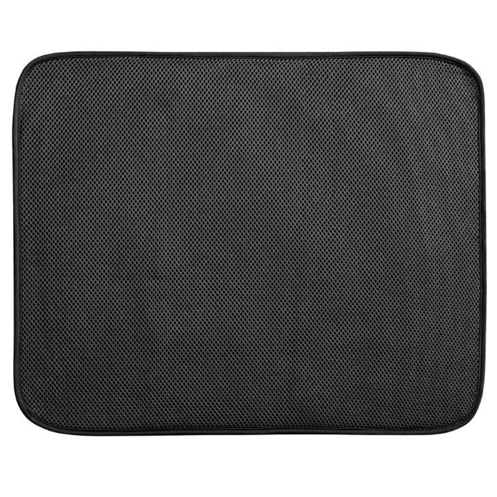 Tapis de séchage mat noir/blanc 46 x 41cm - Visuel 1