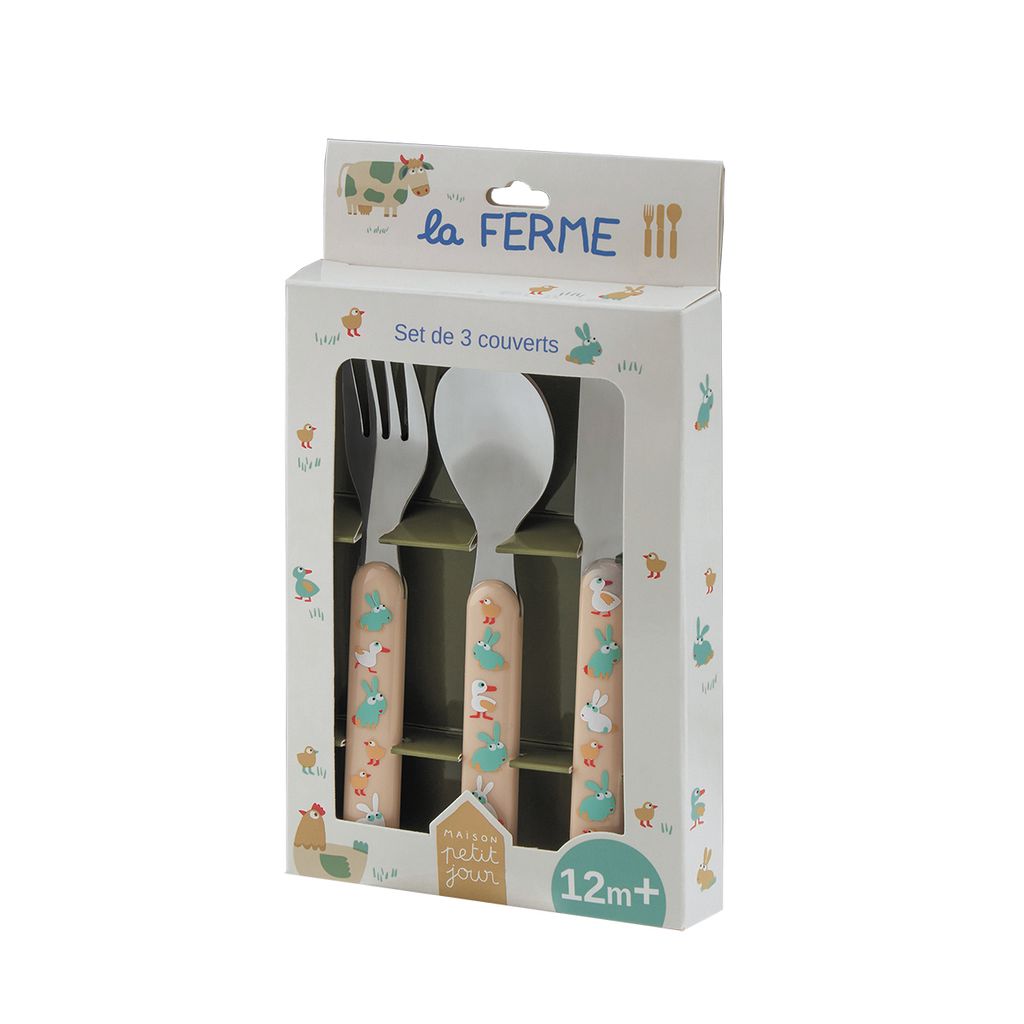 Set de 3 couverts La Ferme - Visuel 1