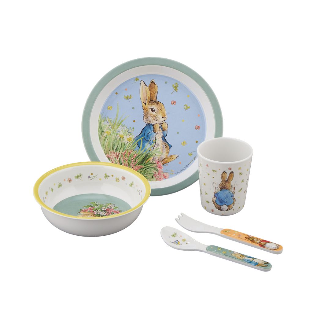 Coffret cadeau 5 pièces pierre lapin vert - Visuel 2