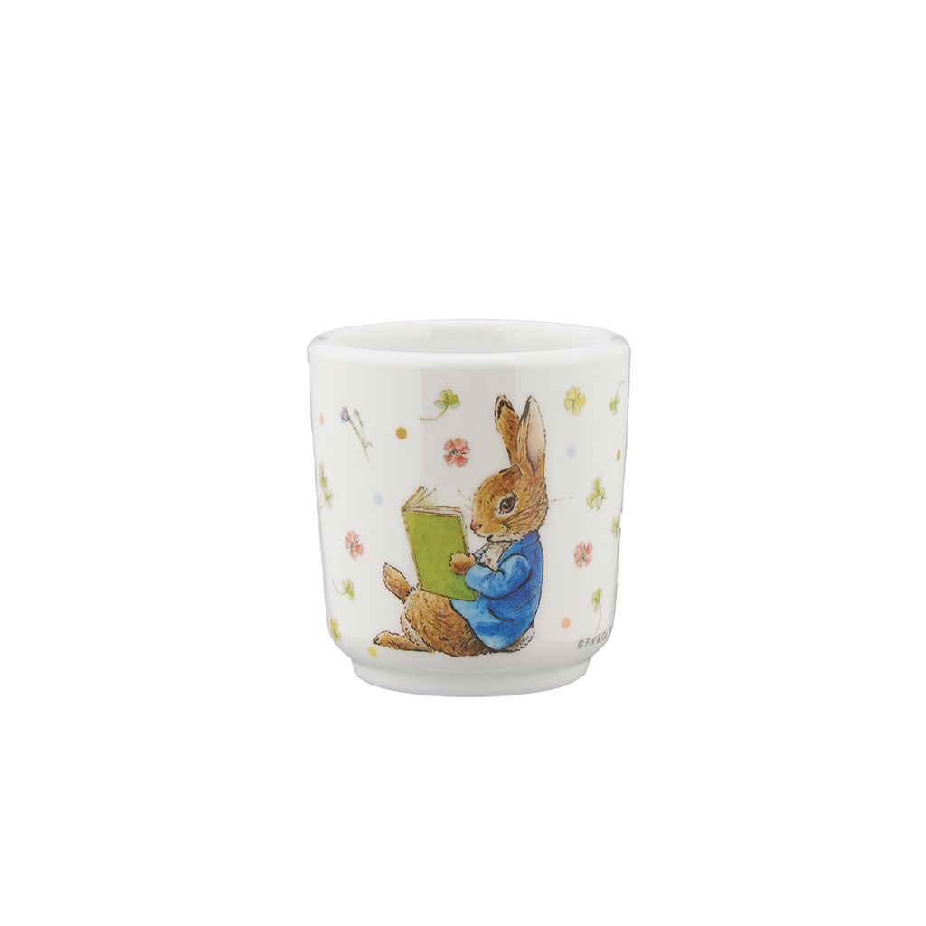 Coquetier pierre lapin multicolore - Visuel 1