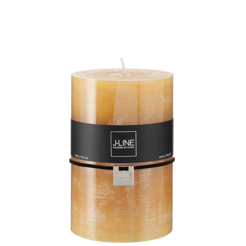 Bougie Cylindrique Ocre XL 110h - Visuel 0