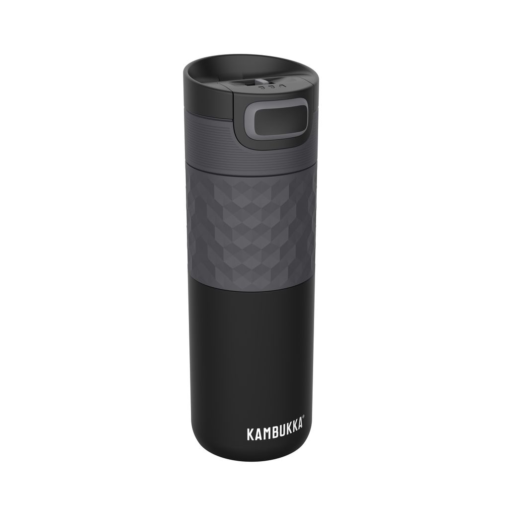 Travel mug isotherme 500 ml noir + grip - Visuel 0