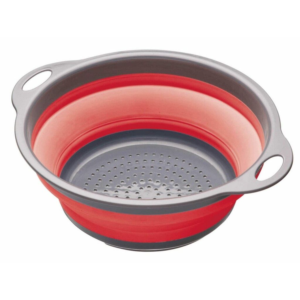 Passoire rétractable Colourworks rouge 24cm - Visuel 1