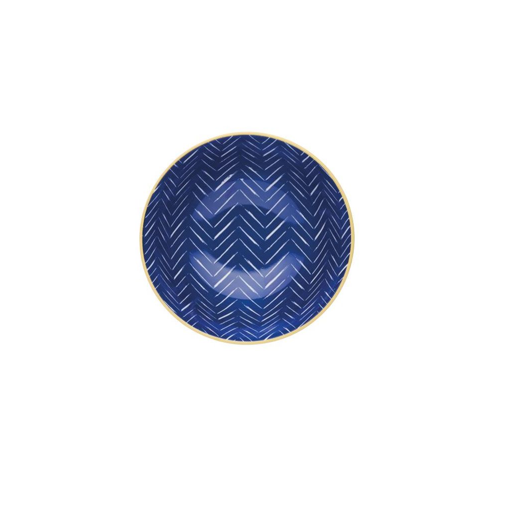 Bol Buddha bowl - motifs chevrons bleus