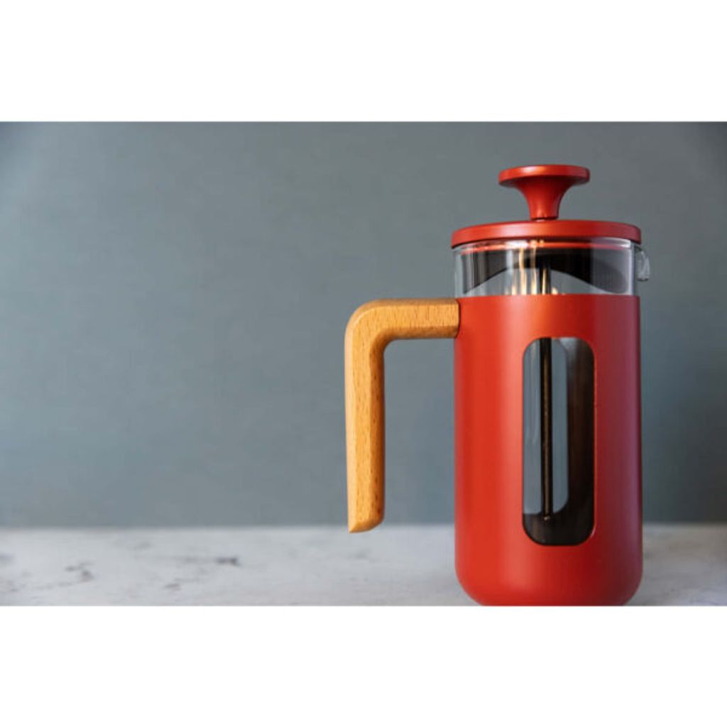 Cafetière à piston Pisa 3 tasses rouge - Visuel 1