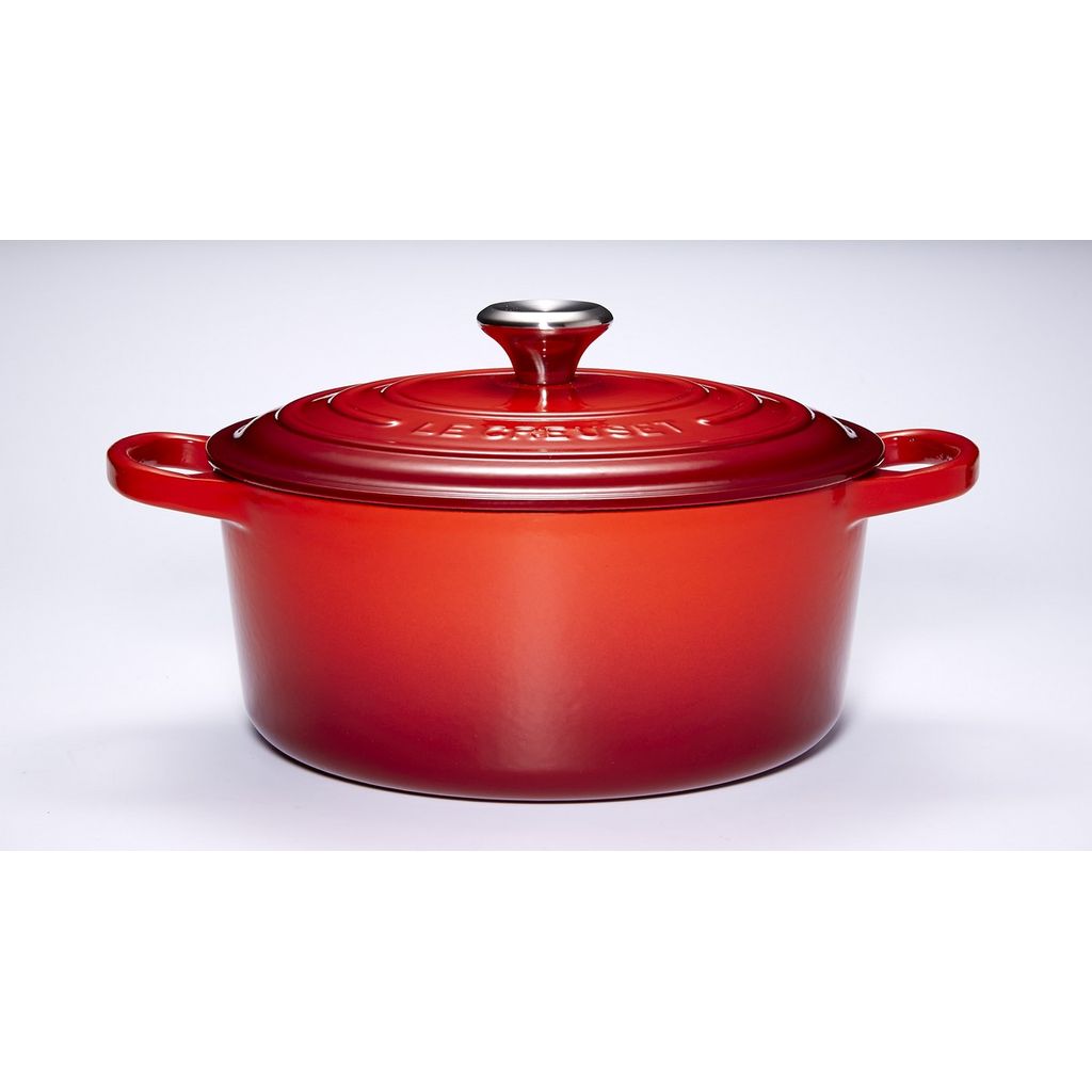 Cocotte ronde cerise 24 cm - Visuel 1