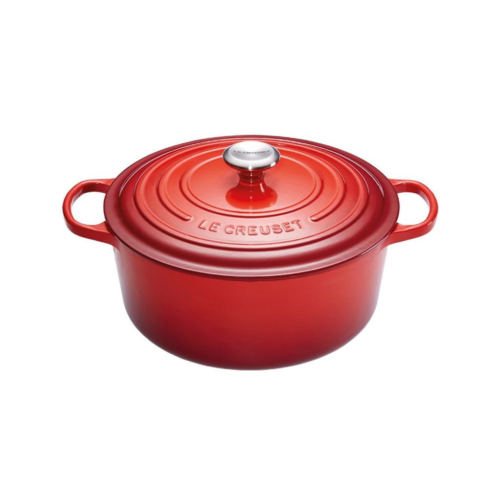Cocotte ronde D26 cm Cerise - Visuel 0